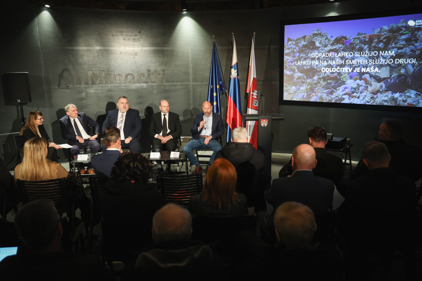 »Odpadki lahko služijo nam, lahko pa na naših smeteh služijo drugi. Odločitev je naša.«